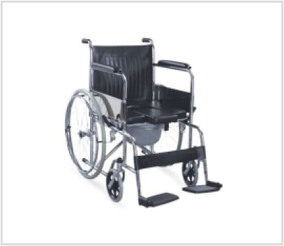 Wheelchair with Commode
